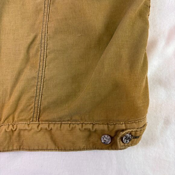 Vintage Levi's Corduroy Sherpa Lined Trucker Jacket Men's XXL Tan Beige Brown - Picture 14 of 16